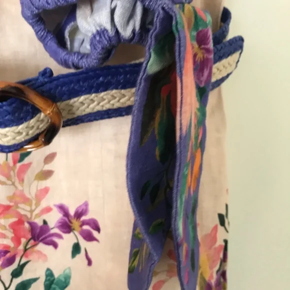 NWT  zimmermann tripuca tie sleeve linen dress - Picture 6 of 12